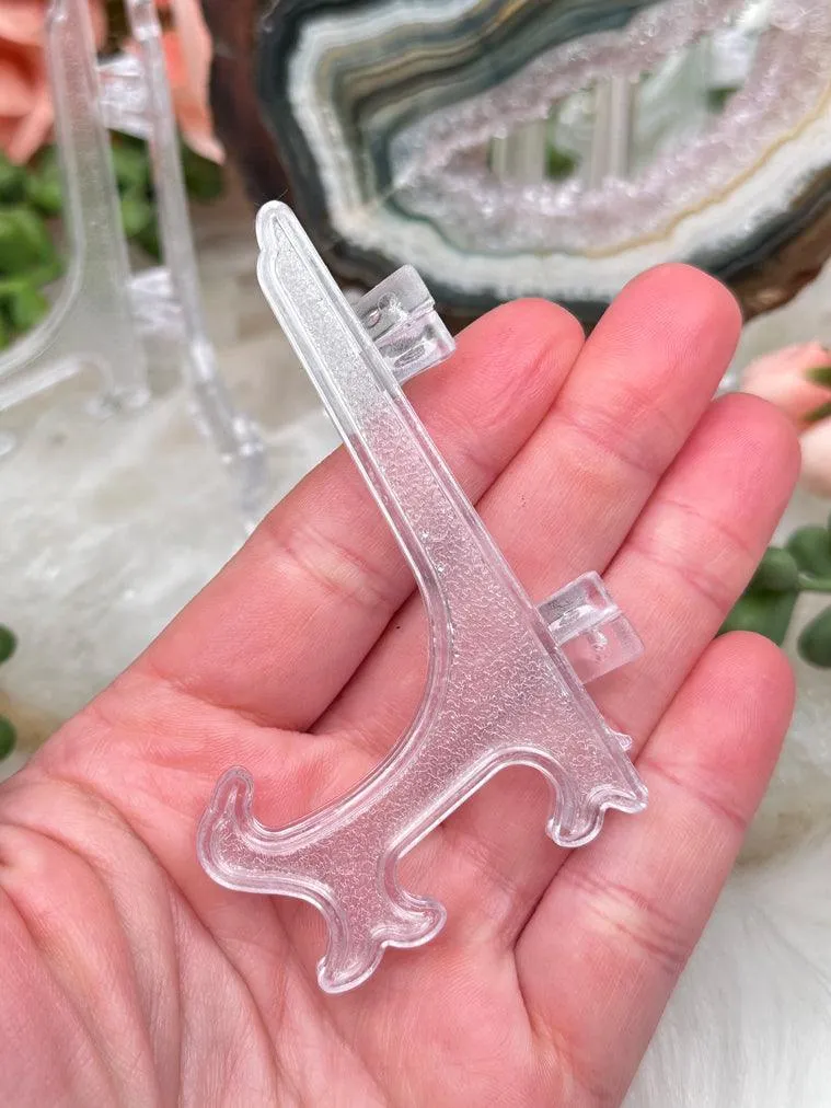 Clear Plastic Easel Stand