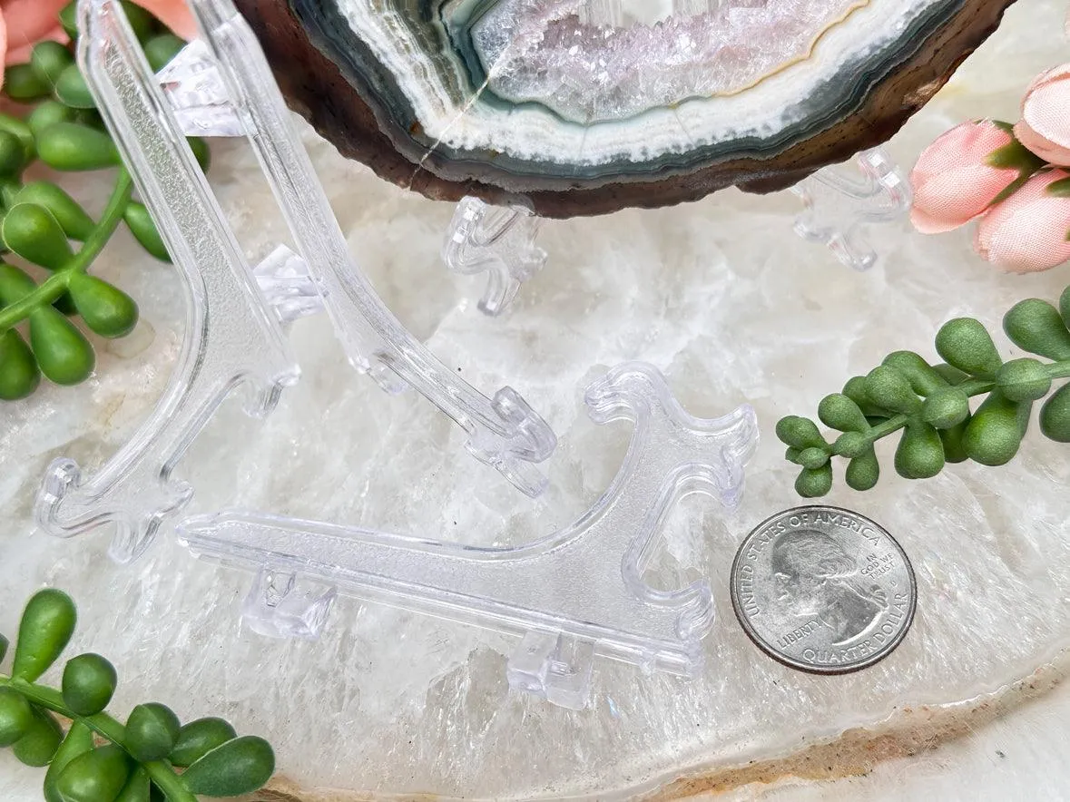 Clear Plastic Easel Stand