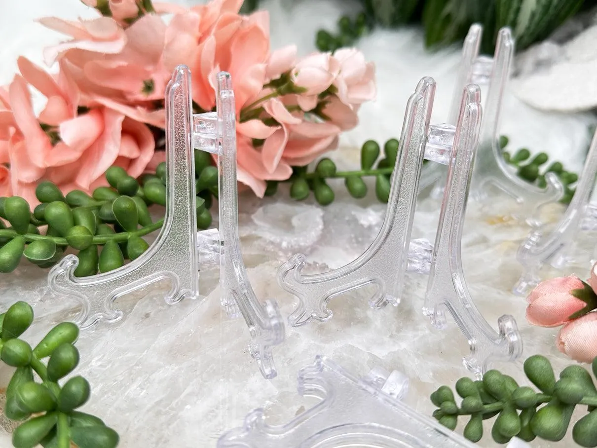 Clear Plastic Easel Stand