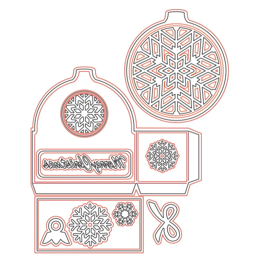 Craft Buddy "Ornamental Bauble Tea Light" Die Set