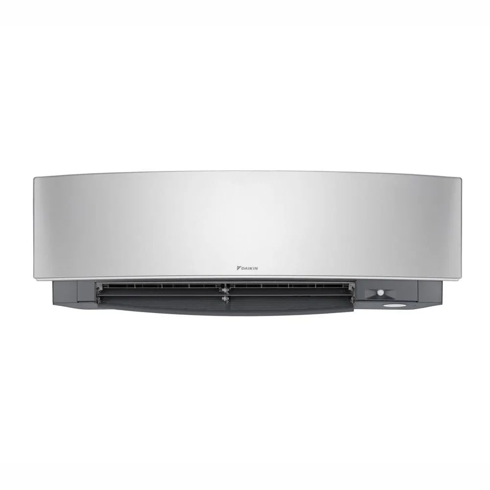 Daikin 2-Zone Wall Mounted Emura Silver Ductless Mini-Split 18000 BTU Heat Pump Air Conditioner 12k   12k - 16 SEER2