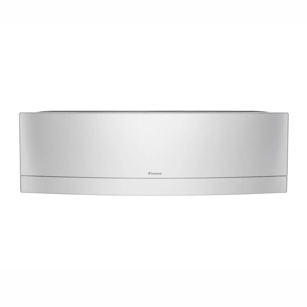 Daikin 2-Zone Wall Mounted Emura Silver Ductless Mini-Split 18000 BTU Heat Pump Air Conditioner 12k   12k - 16 SEER2