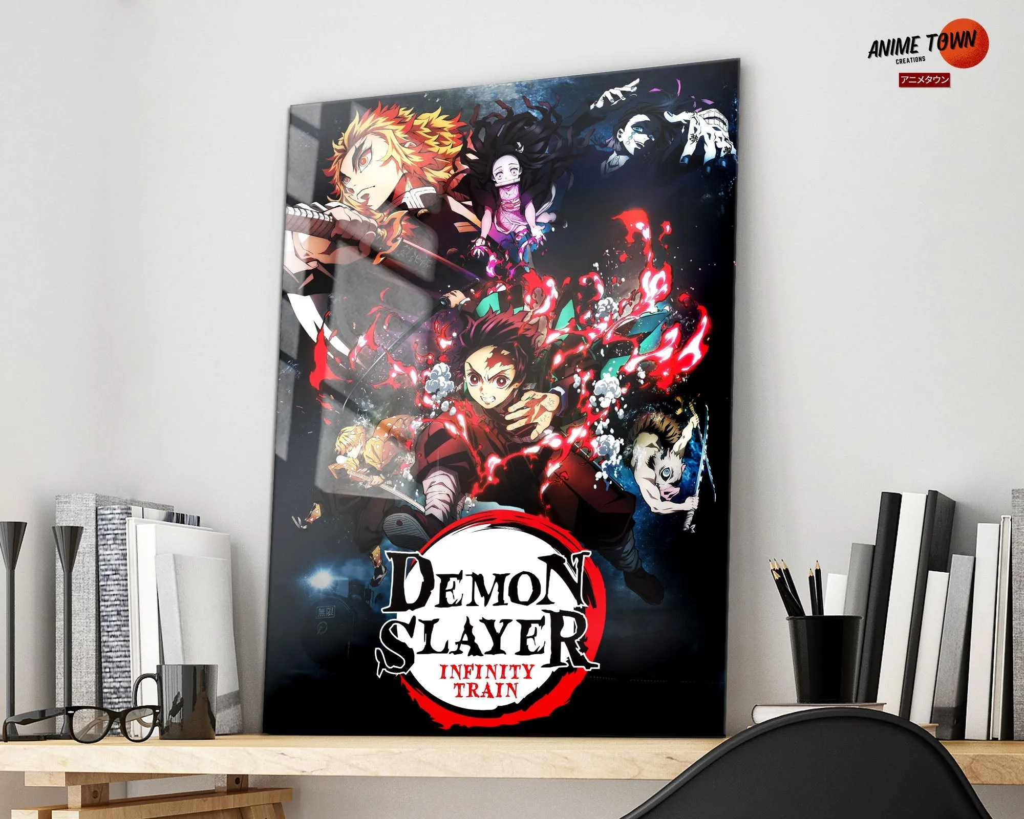 Demon Slayer Infinity Train Movie Metal Poster