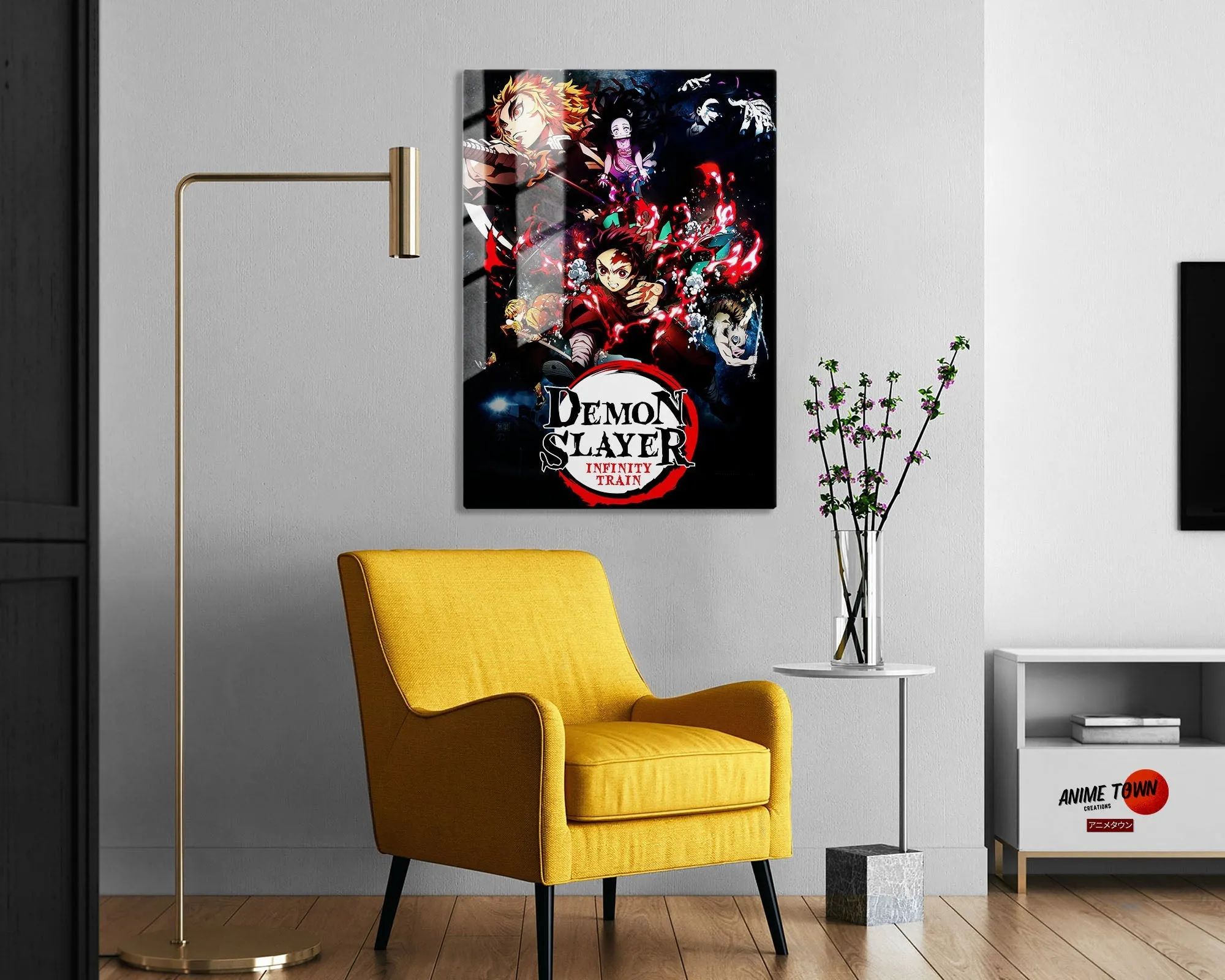 Demon Slayer Infinity Train Movie Metal Poster