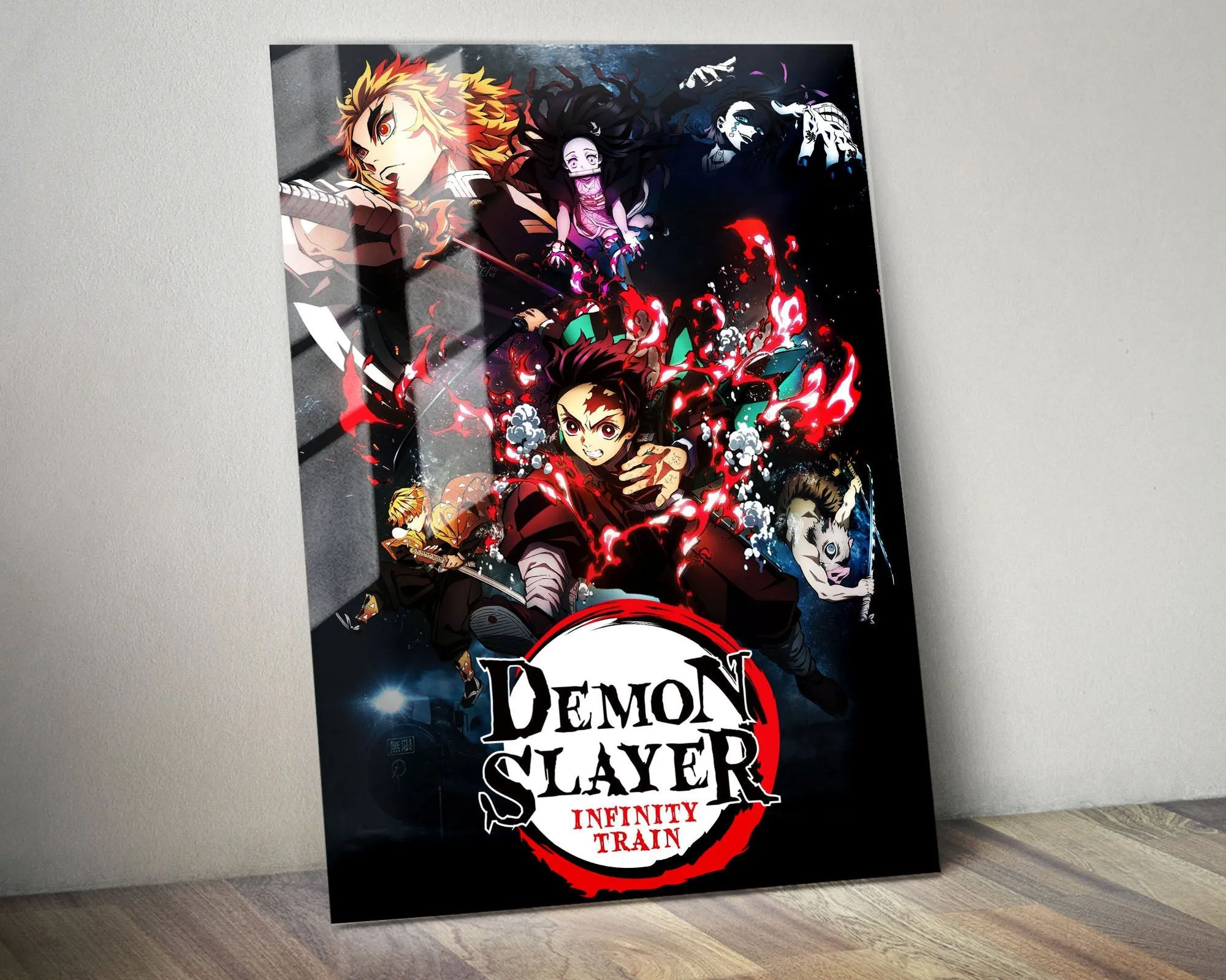 Demon Slayer Infinity Train Movie Metal Poster