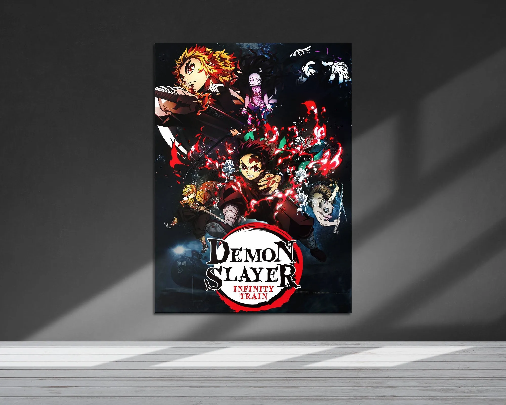 Demon Slayer Infinity Train Movie Metal Poster