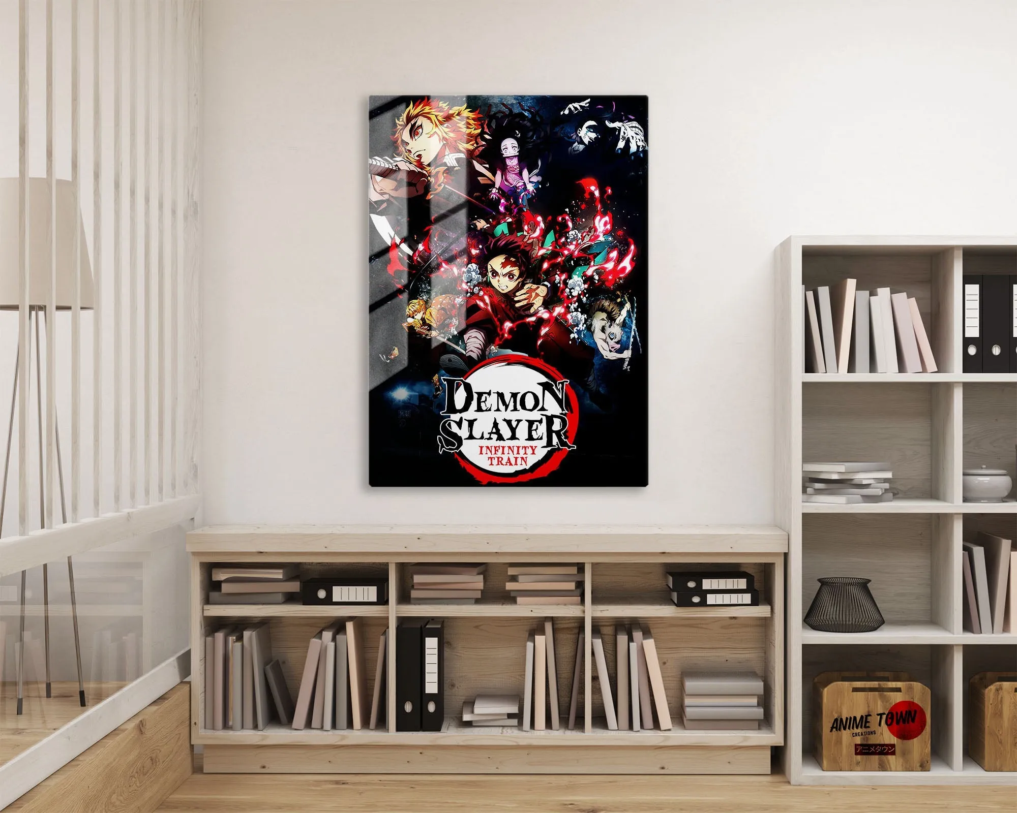 Demon Slayer Infinity Train Movie Metal Poster