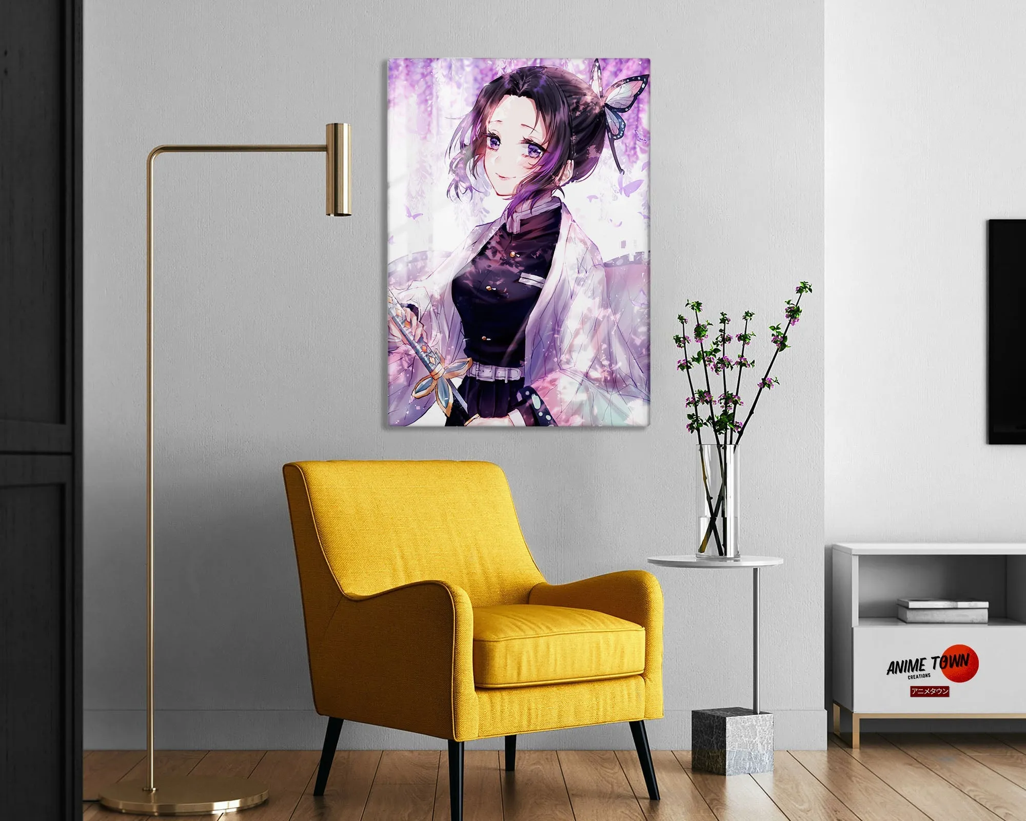 Demon Slayer Shinobu Kocho Insect Breathing Metal Poster
