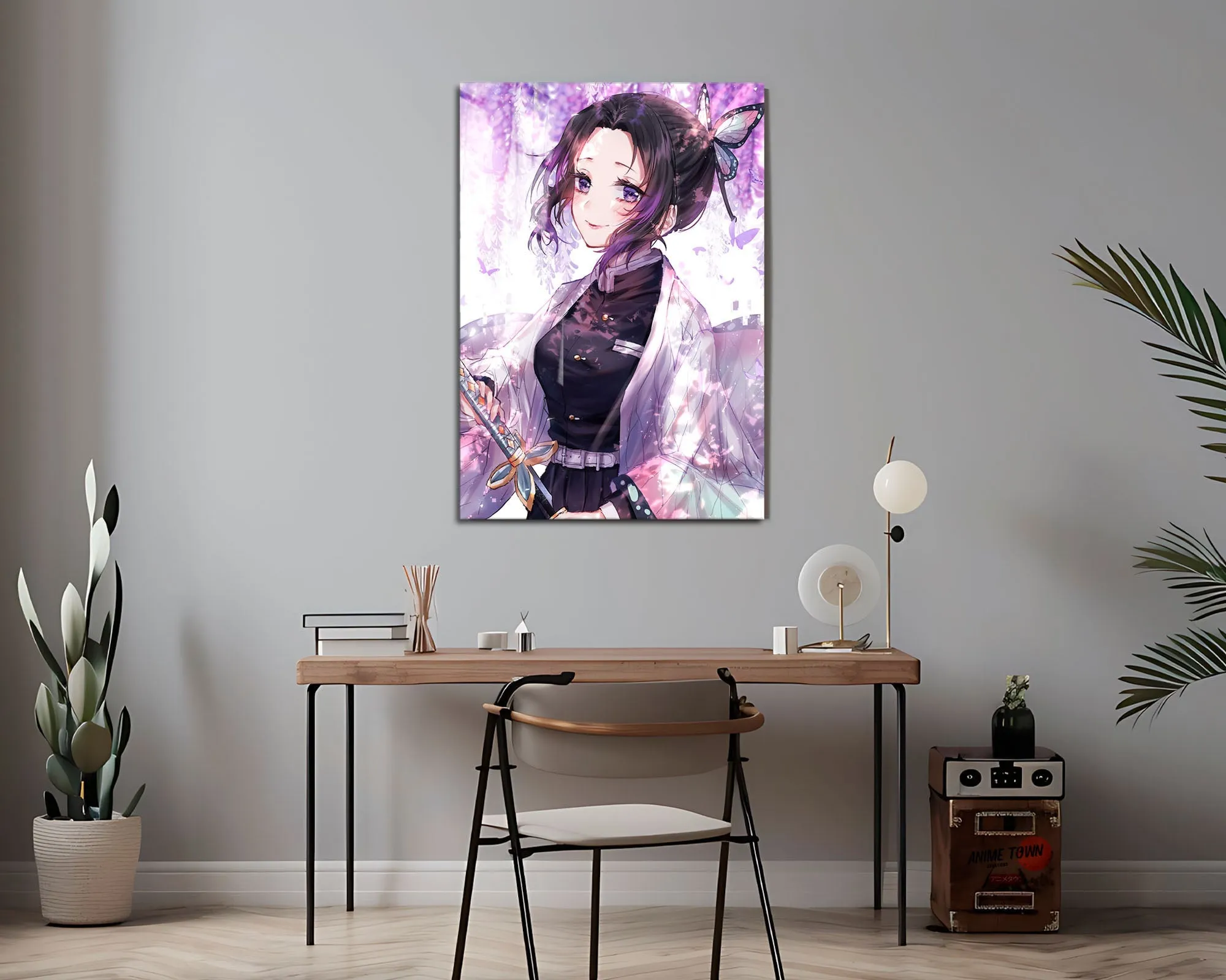 Demon Slayer Shinobu Kocho Insect Breathing Metal Poster