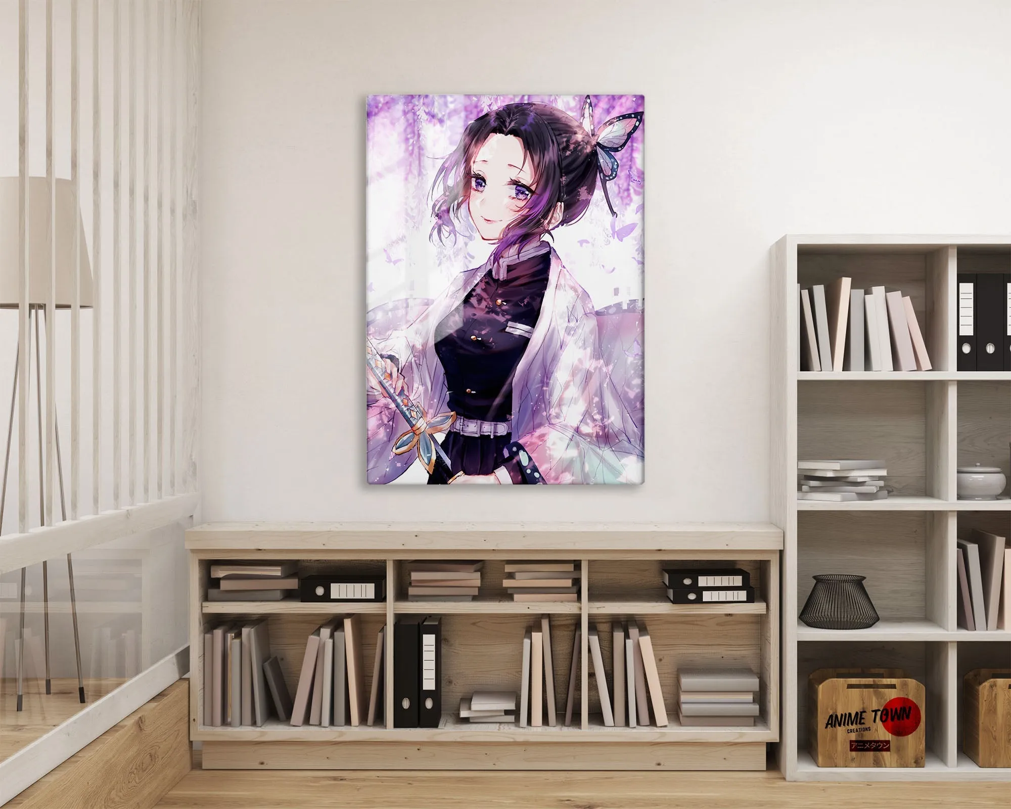 Demon Slayer Shinobu Kocho Insect Breathing Metal Poster