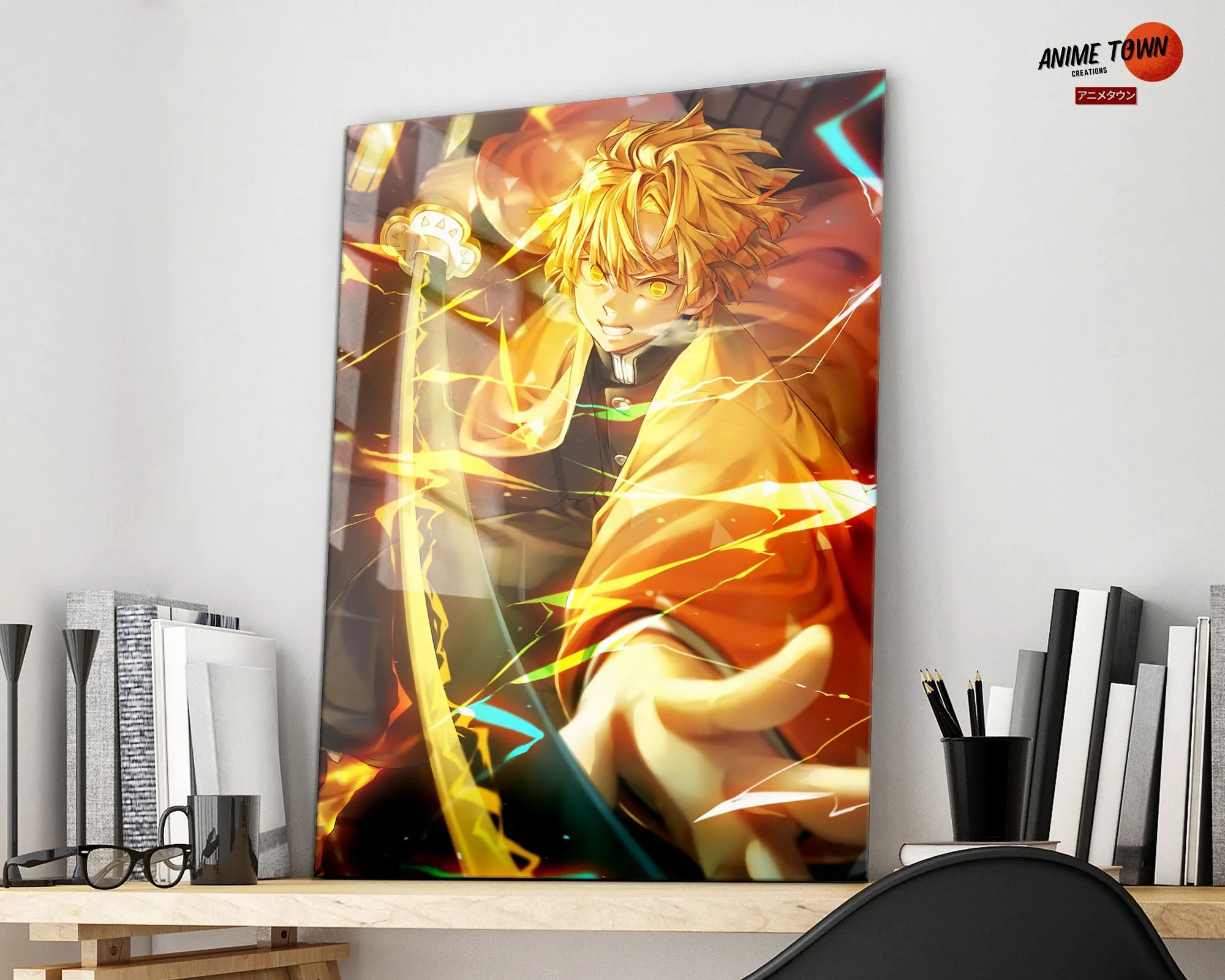 Demon Slayer Zenitsu Agatsuma Metal Poster