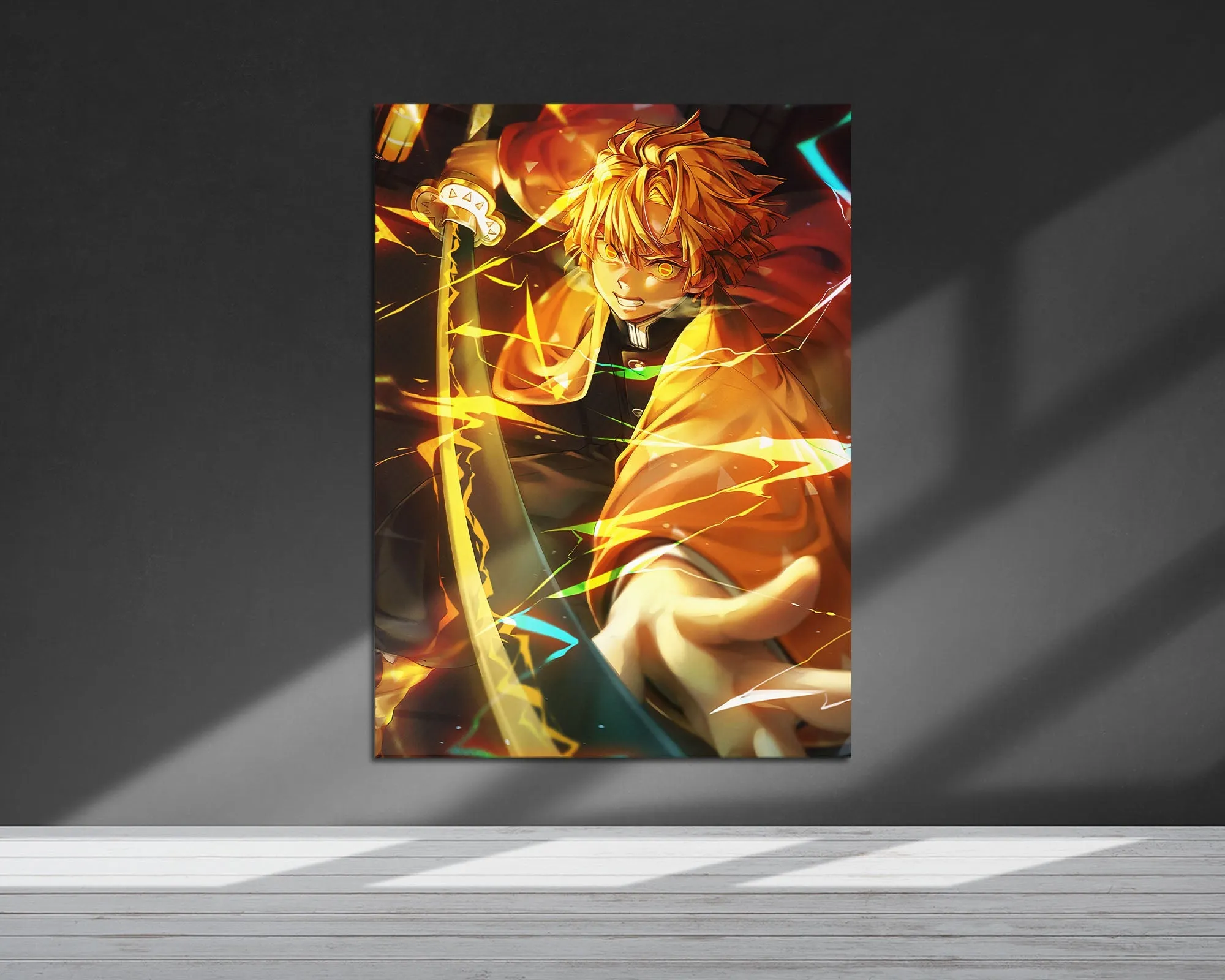 Demon Slayer Zenitsu Agatsuma Metal Poster