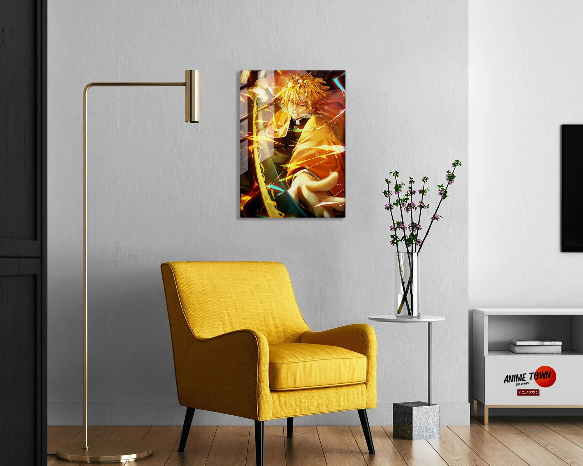 Demon Slayer Zenitsu Agatsuma Metal Poster