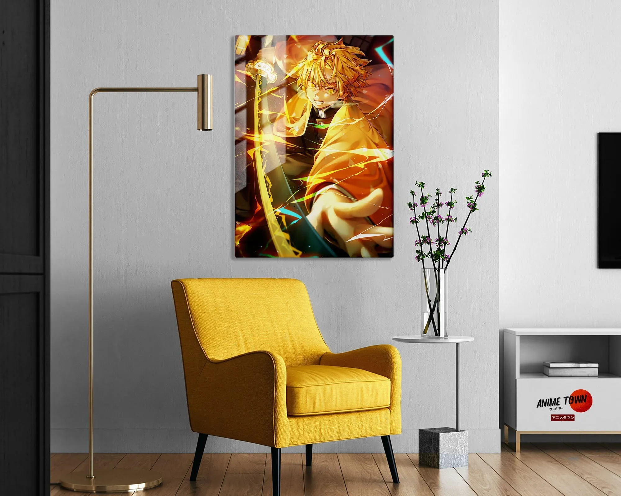 Demon Slayer Zenitsu Agatsuma Metal Poster