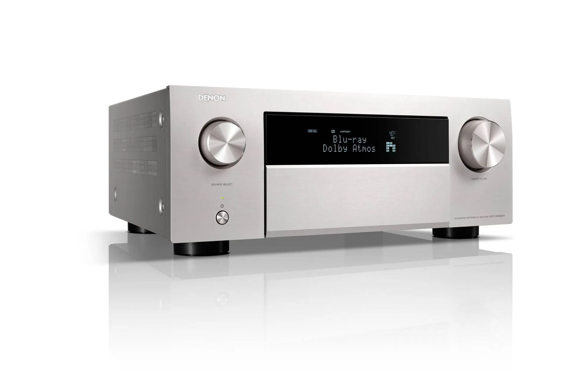 DENON AVC-X4800H 9.4 Channel 8K AV Amplifier - Silver