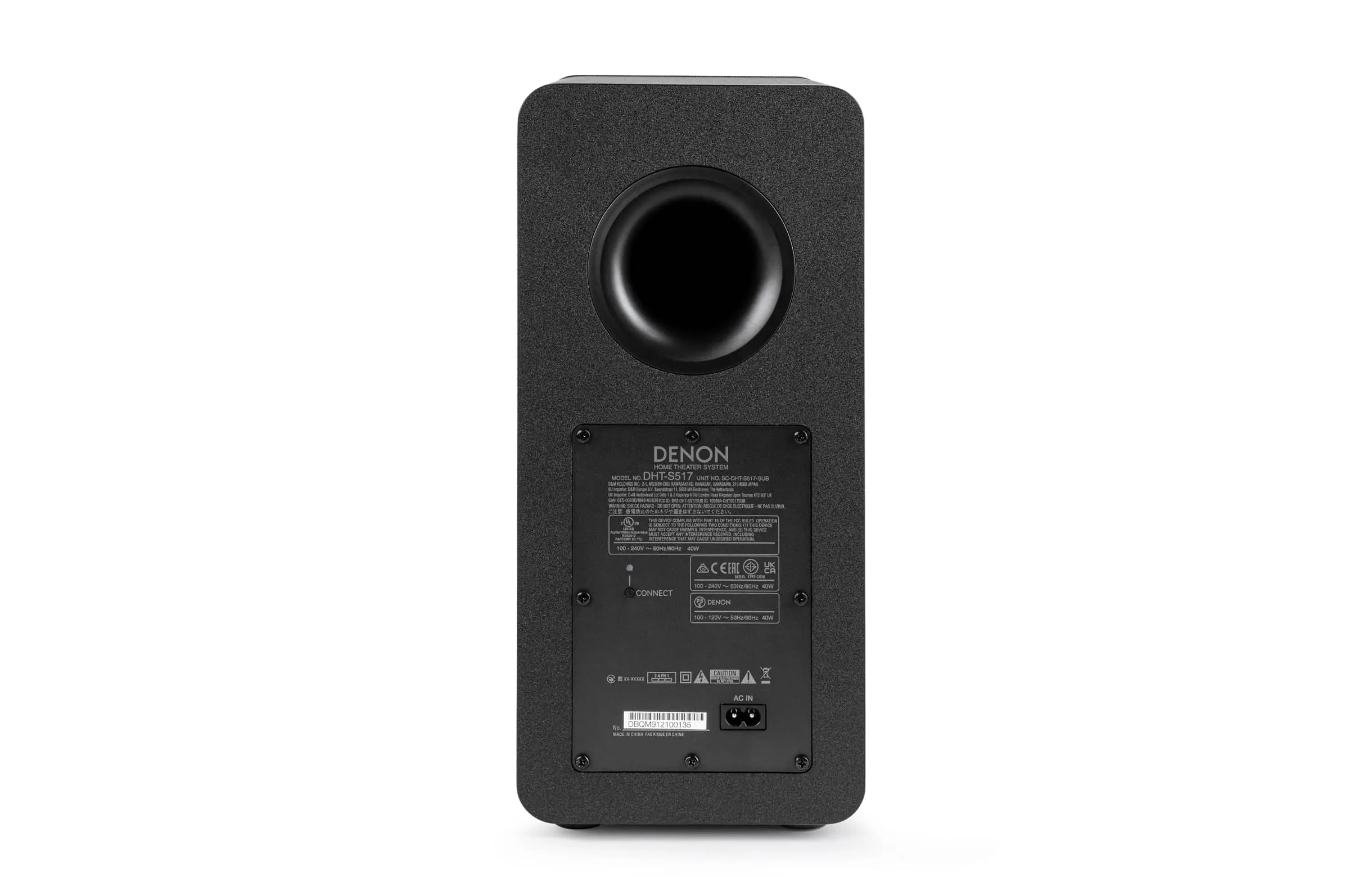 DENON DHT-S517 Dolby Atmos Soundbar and Wireless Subwoofer DHT-S517
