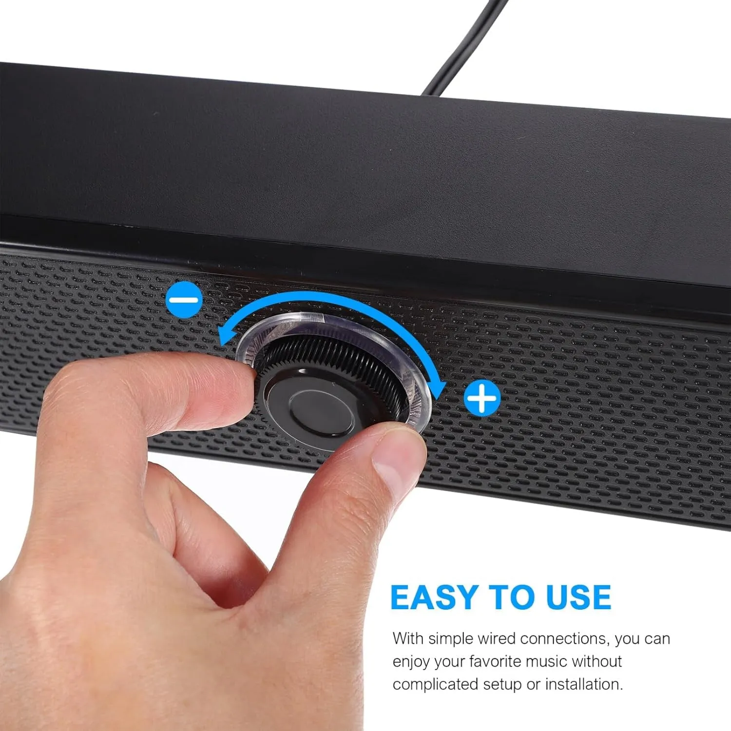 Desktop, Computer Speaker, Wired Plug and Play USB Powered Speaker (1 Pc)