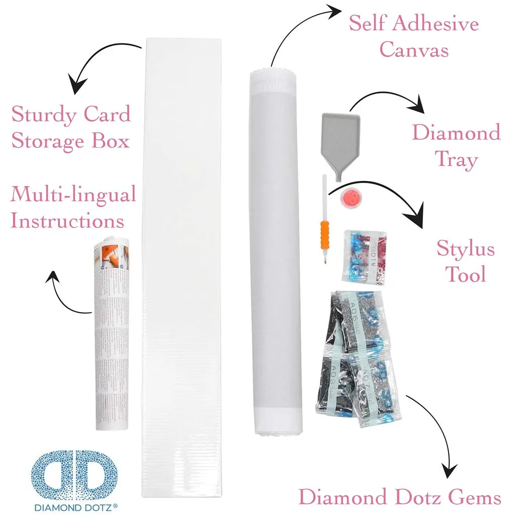 Diamond Dotz, Diamond Wall Art Kit, 8 x 8 Inches