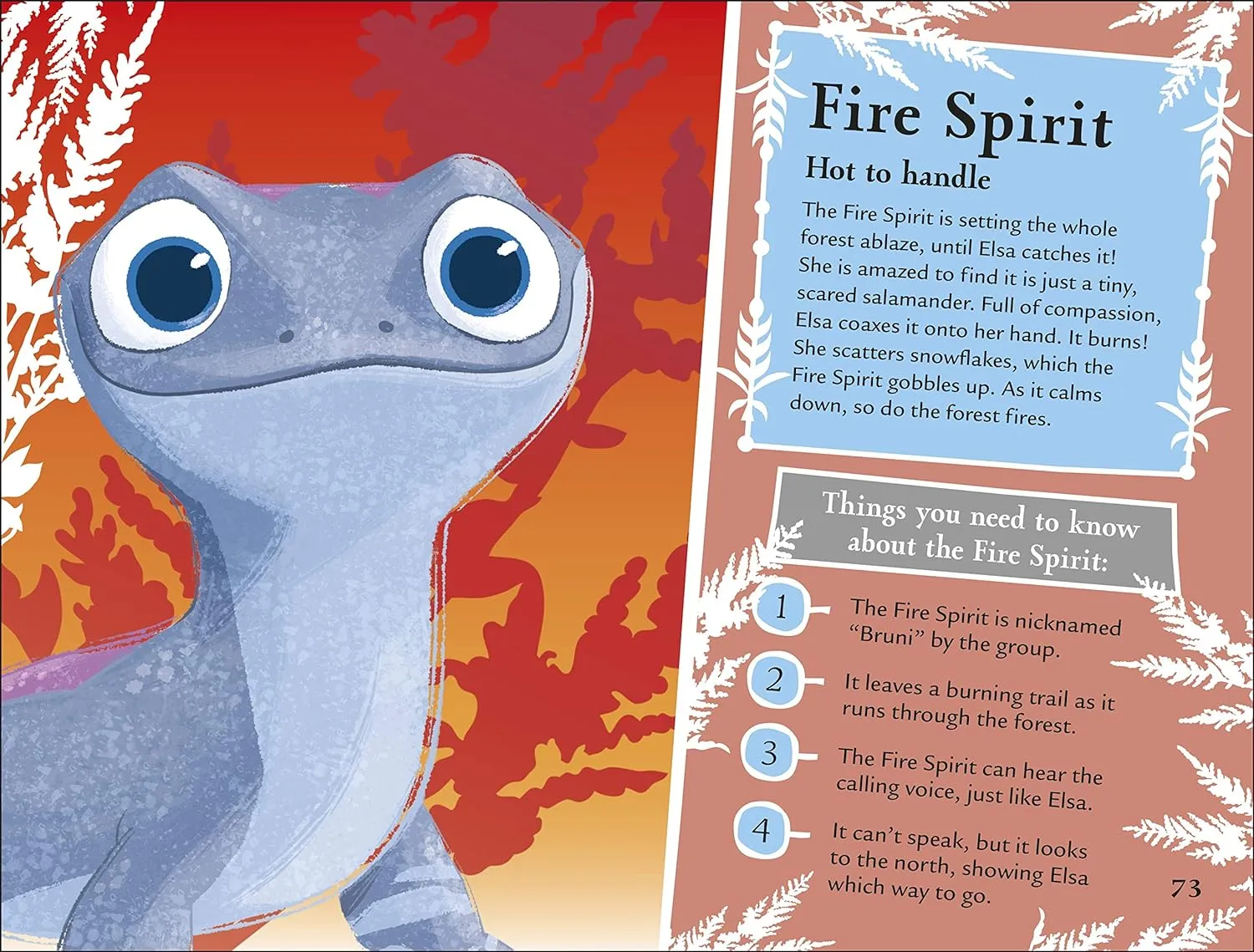 Disney Frozen II The Magical Guide Children's Book Fun Facts Quiz Poster