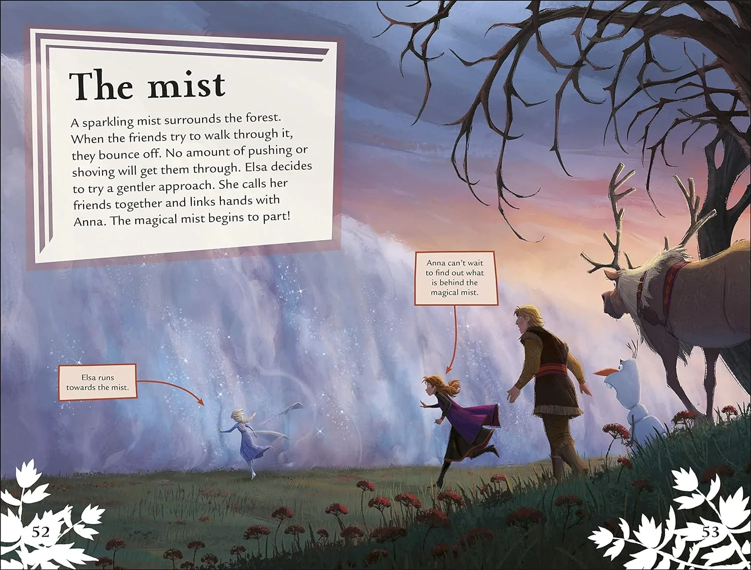 Disney Frozen II The Magical Guide Children's Book Fun Facts Quiz Poster