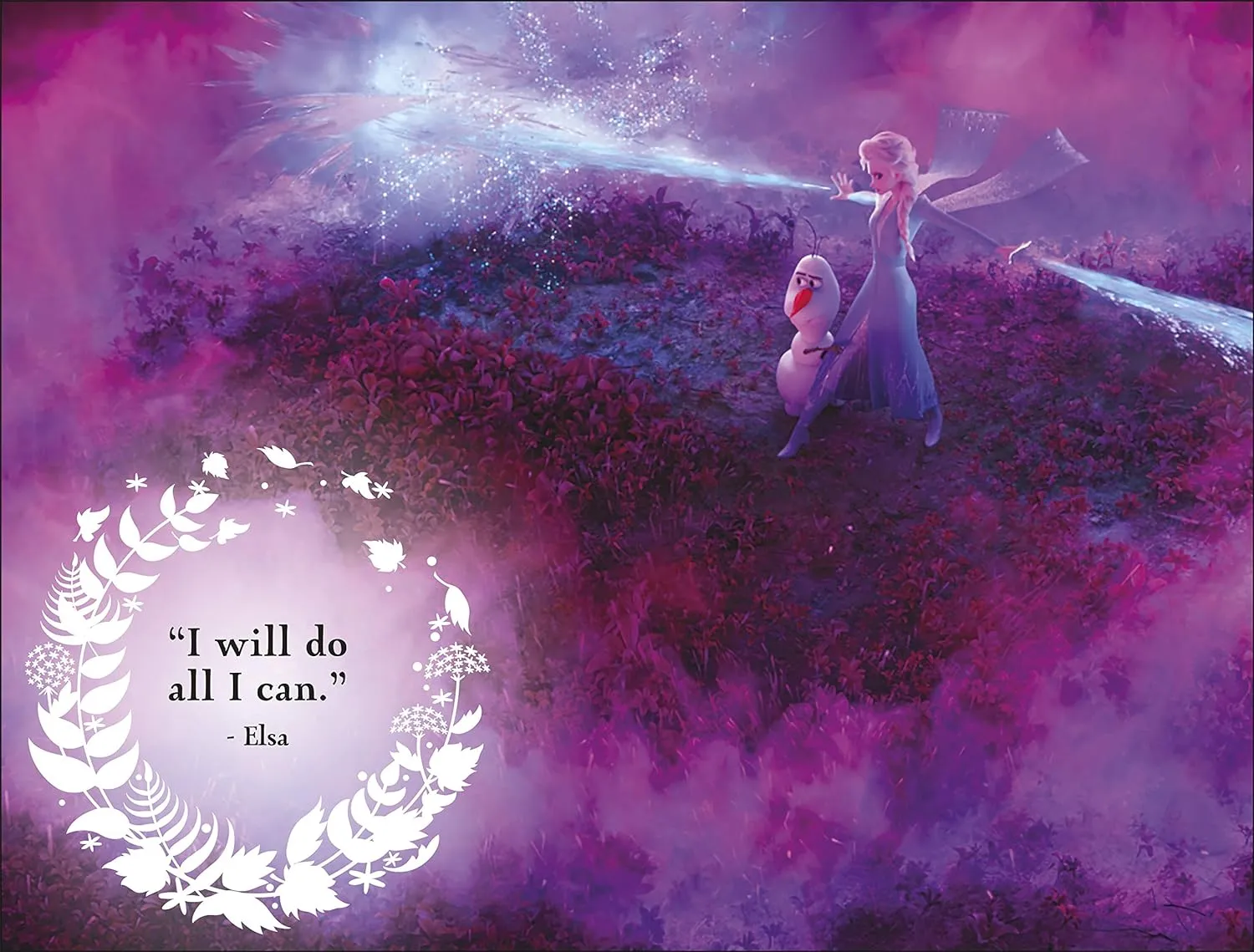 Disney Frozen II The Magical Guide Children's Book Fun Facts Quiz Poster