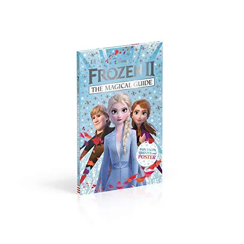 Disney Frozen II The Magical Guide Children's Book Fun Facts Quiz Poster