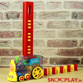 Domino Building Funny Train Toy with Music and Lights For Kids | Minor Defect Sale (COD Not Available)