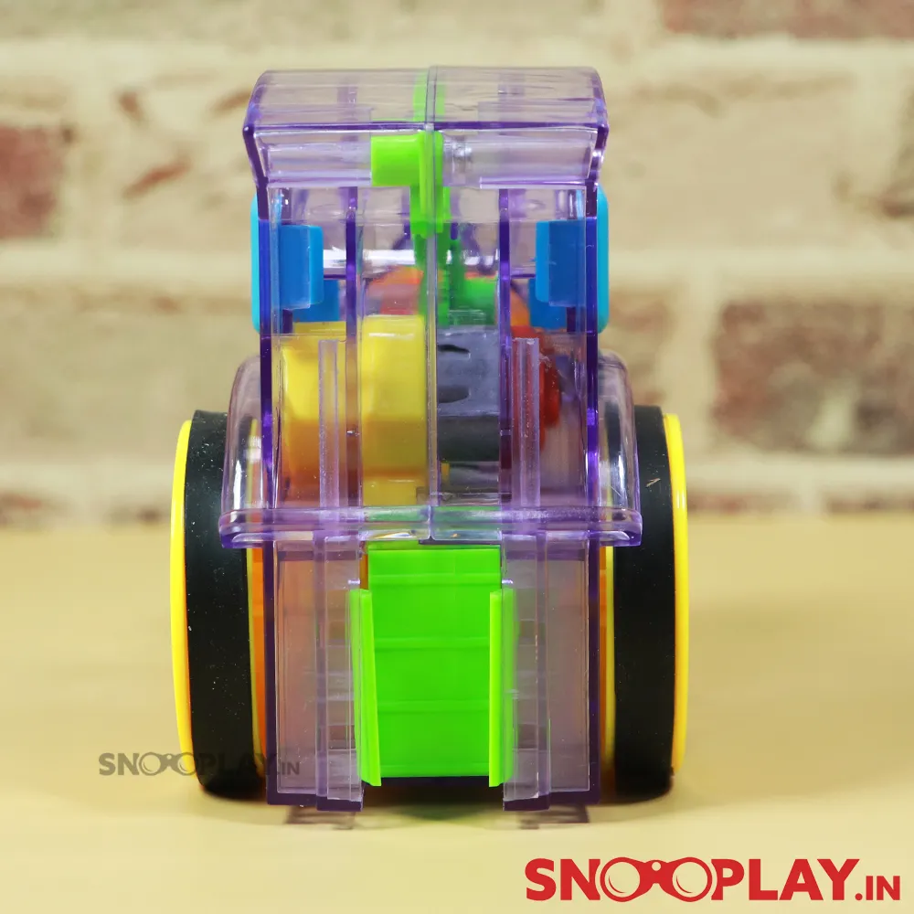 Domino Building Funny Train Toy with Music and Lights For Kids | Minor Defect Sale (COD Not Available)