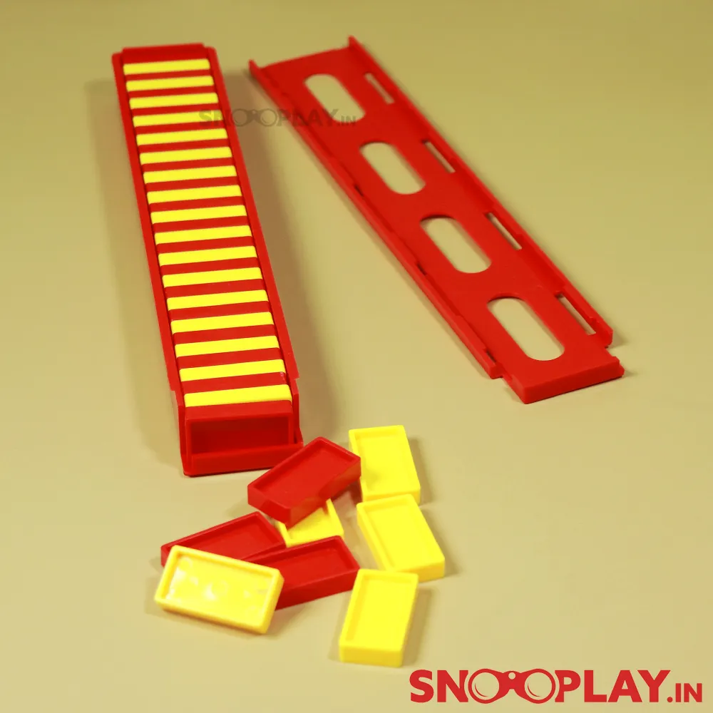 Domino Building Funny Train Toy with Music and Lights For Kids | Minor Defect Sale (COD Not Available)