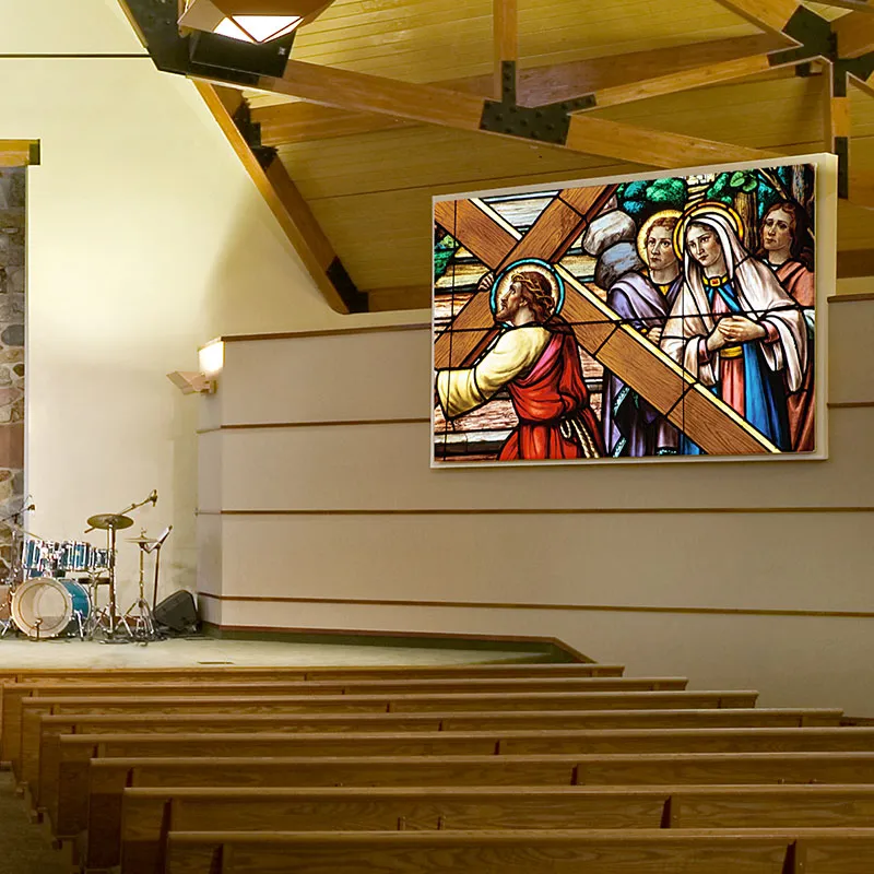 Draper Edgeless Clarion [NTSC 4:3] Fixed Frame Projection Screen 120" (72" x 96") 255011TD