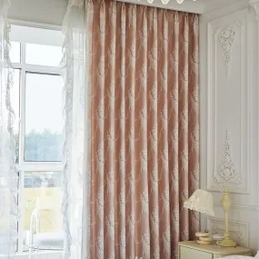 Eden Chenille Rustic Jacquard Blackout Thermal Custom Curtain
