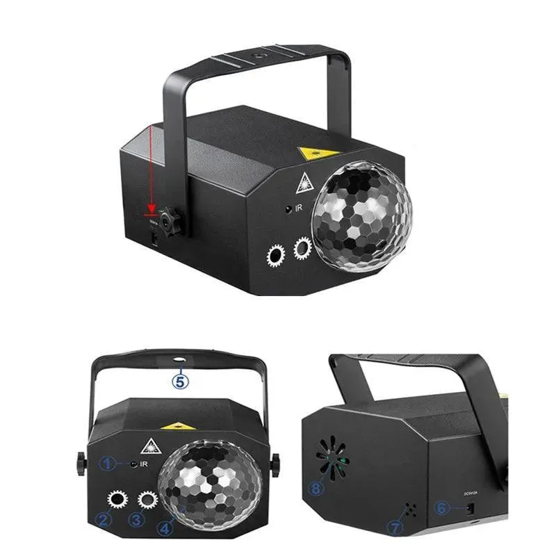 Electrifying Sound-Activated Disco Ball Lights for Ultimate Party Vibes