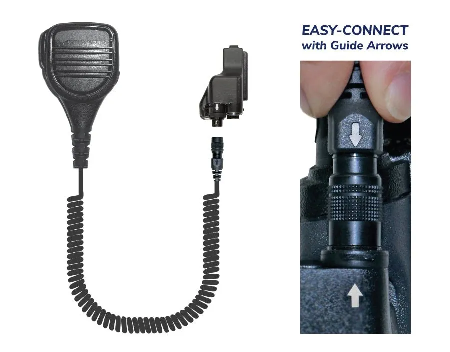 EP2123EC Rhino Speaker Microphone fits XTS/Jedi Series