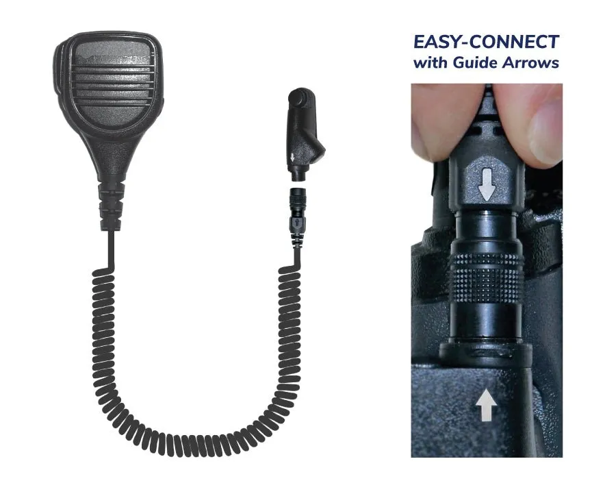 EP2148EC Rhino Speaker Microphone fits Harris UNITY, XG100
