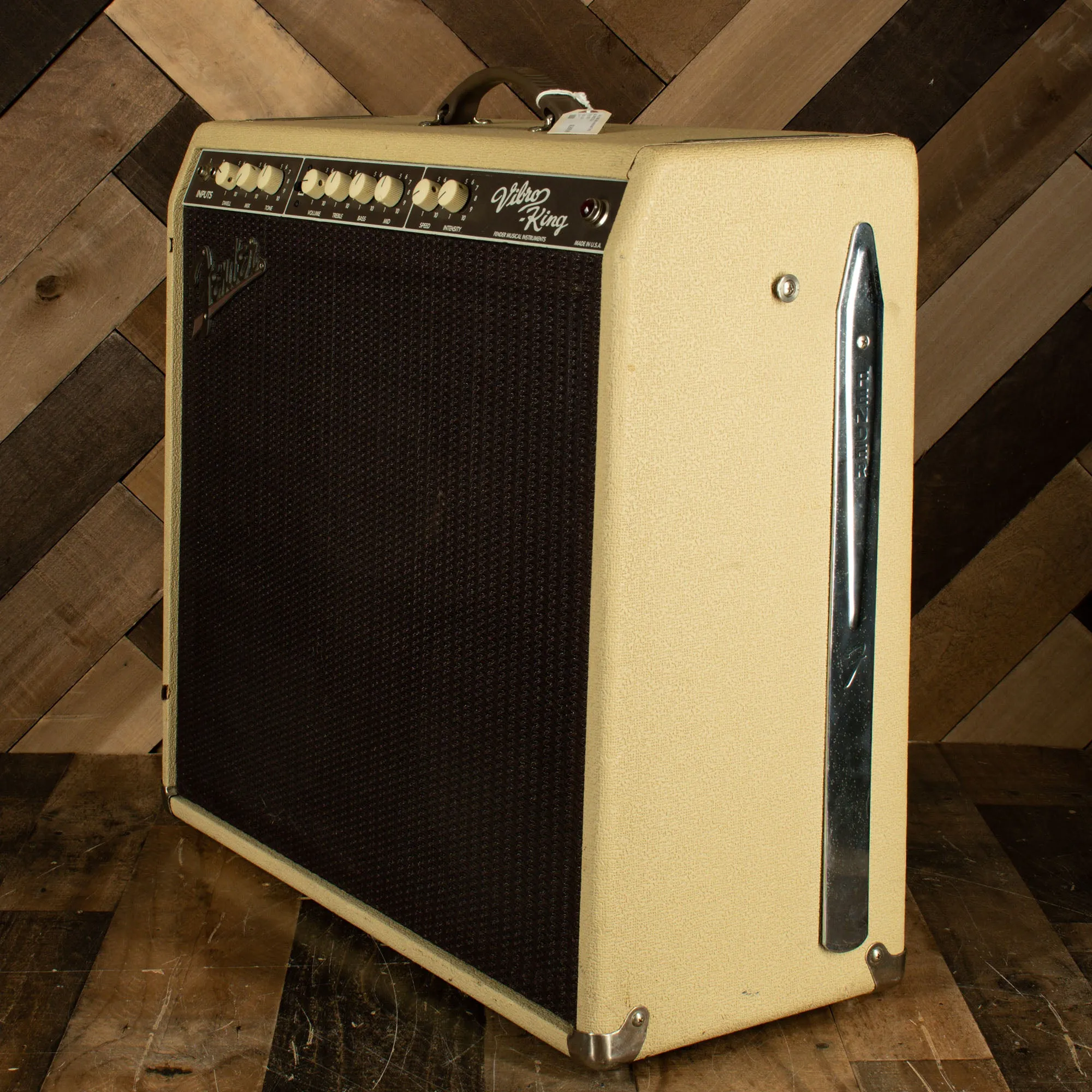 Fender 1995 Vibro King 60 Watt 3x10 Amplifier, Blonde Tolex - Used