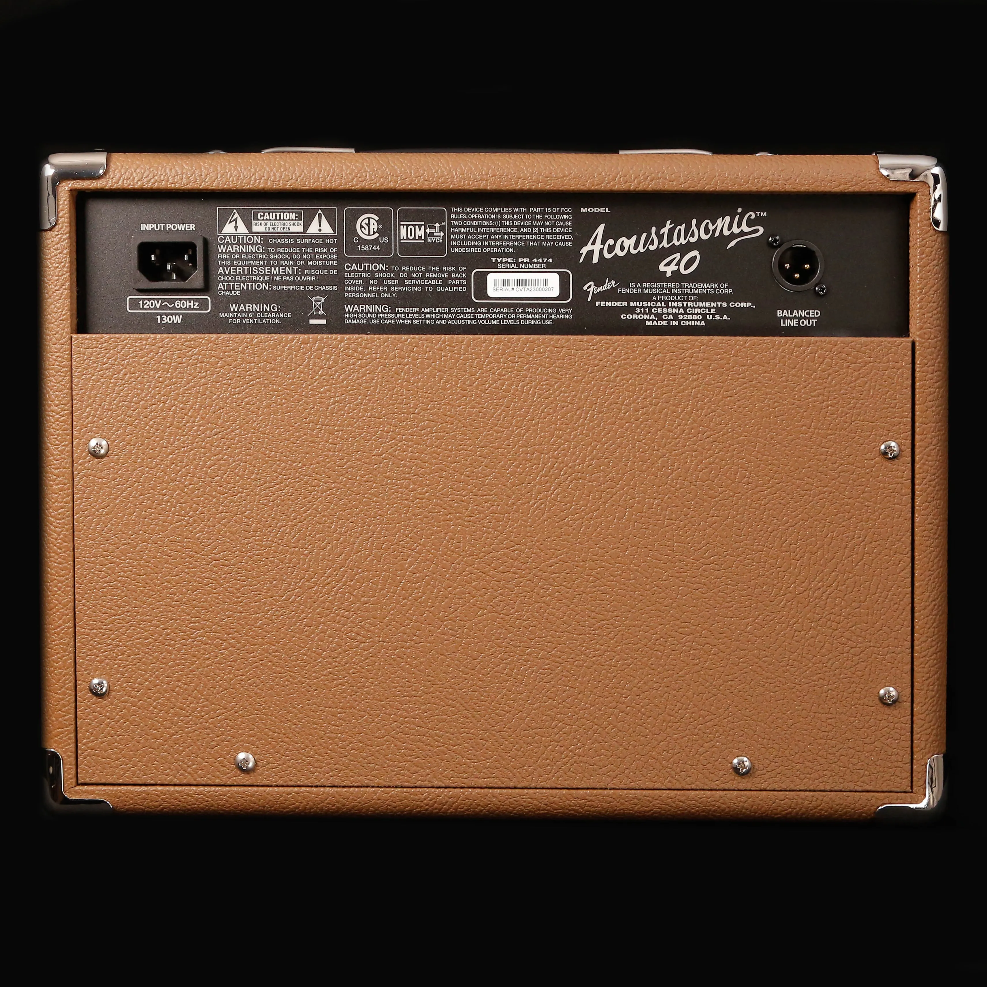 Fender Acoustasonic 40 Acoustic Amplifier, 120V