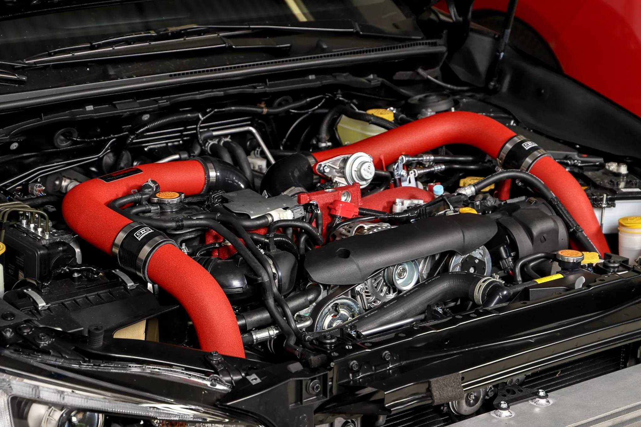 Front Mount Intercooler Kit [Inc. Black Piping] - Subaru 15-21 STI