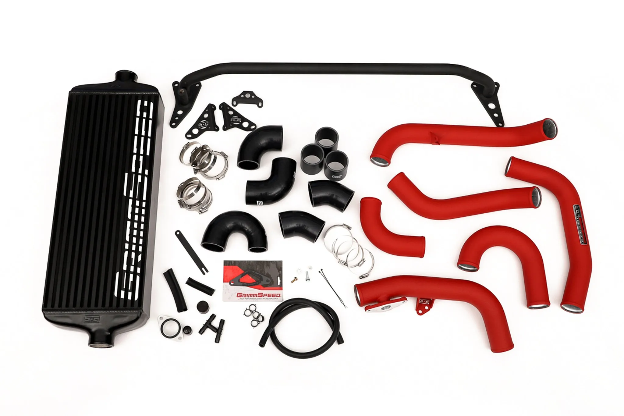 Front Mount Intercooler Kit [Inc. Black Piping] - Subaru 15-21 STI