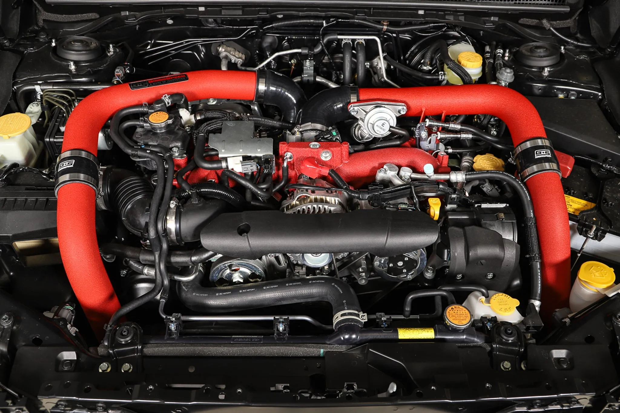 Front Mount Intercooler Kit [Inc. Black Piping] - Subaru 15-21 STI