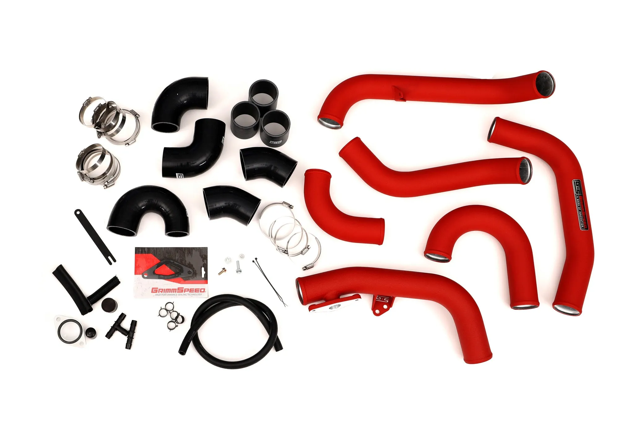 Front Mount Intercooler Kit [Inc. Black Piping] - Subaru 15-21 STI