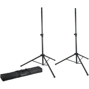 Gator GFW-SPK-2000SET Speaker Stand Pair w/ Carry Bag