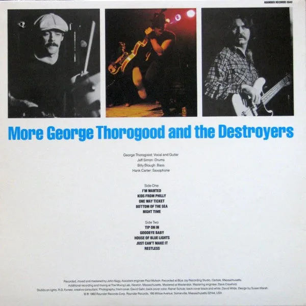 George Thorogood & The Destroyers - More George Thorogood And The Destroyers (LP, Album, RP) (NM or M-)