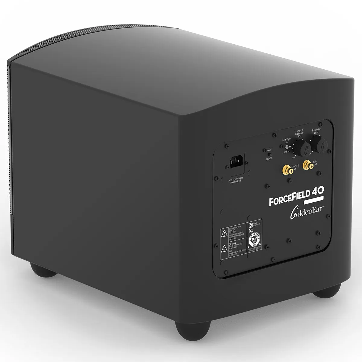 GoldenEar ForceField 40 - 10” Compact Subwoofer - Black