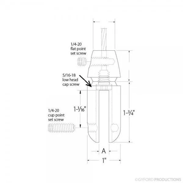 Gyford EZ Wire Vertical Panel Clips for 1/8" Wire