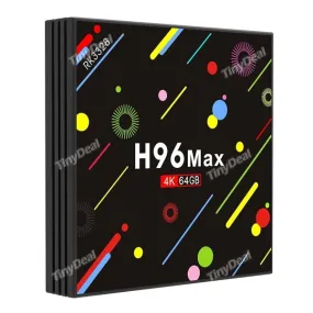 H96 MAX TV Box RK3328 Quad Core 4GB   64GB Android 7.1 HD Smart TV Box Dual WiFi BT4.0 Smart Media Player