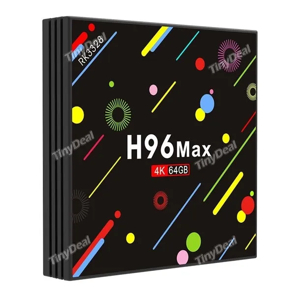 H96 MAX TV Box RK3328 Quad Core 4GB   64GB Android 7.1 HD Smart TV Box Dual WiFi BT4.0 Smart Media Player