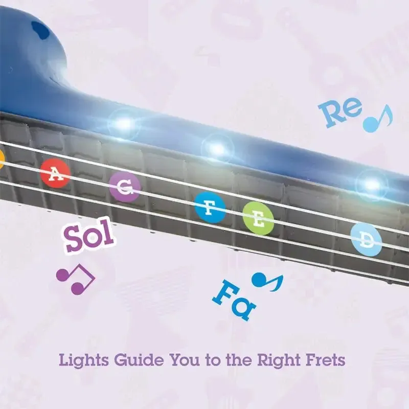 Hape Learn with Lights Electronic Ukulele
