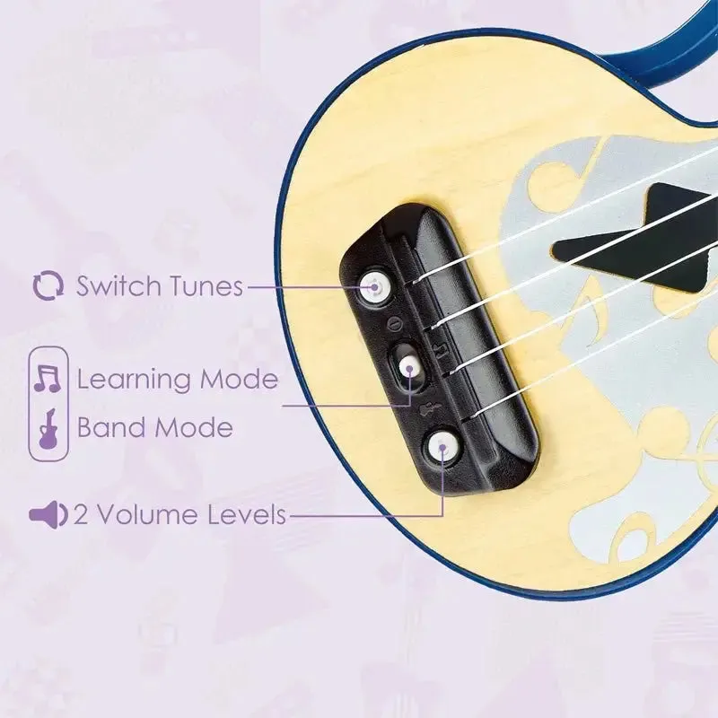 Hape Learn with Lights Electronic Ukulele