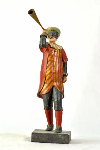 HARLEQUIN WITH TRUMPET
