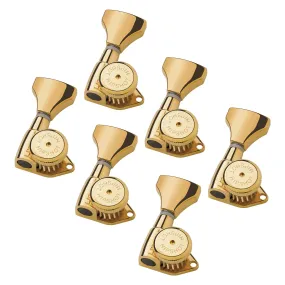 Hipshot Guitar Tuner Upgrade Kits (3 3 Headstocks) Grip-Lock Open Gold